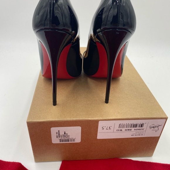 Women’s Christian Louboutin so Kate  120 patent Pumps size 37.5 made in … - Picture 9 of 11